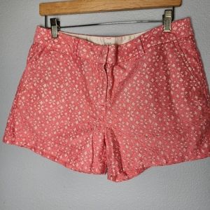 Loft pink lace shorts, size 8